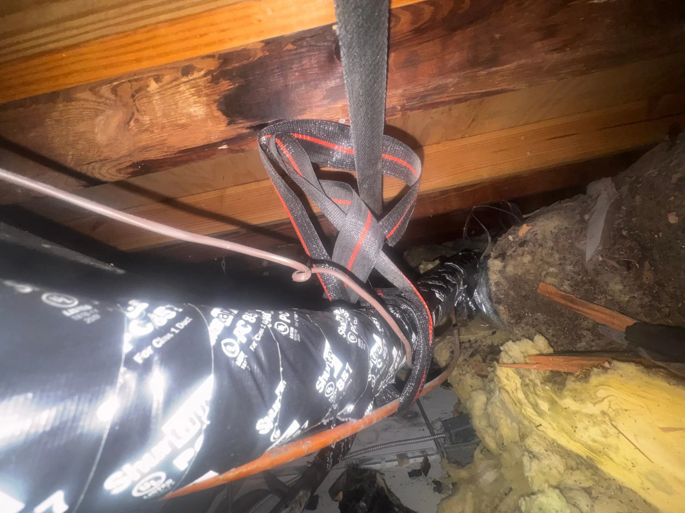 Water Staining in a Home Gym in Galveston