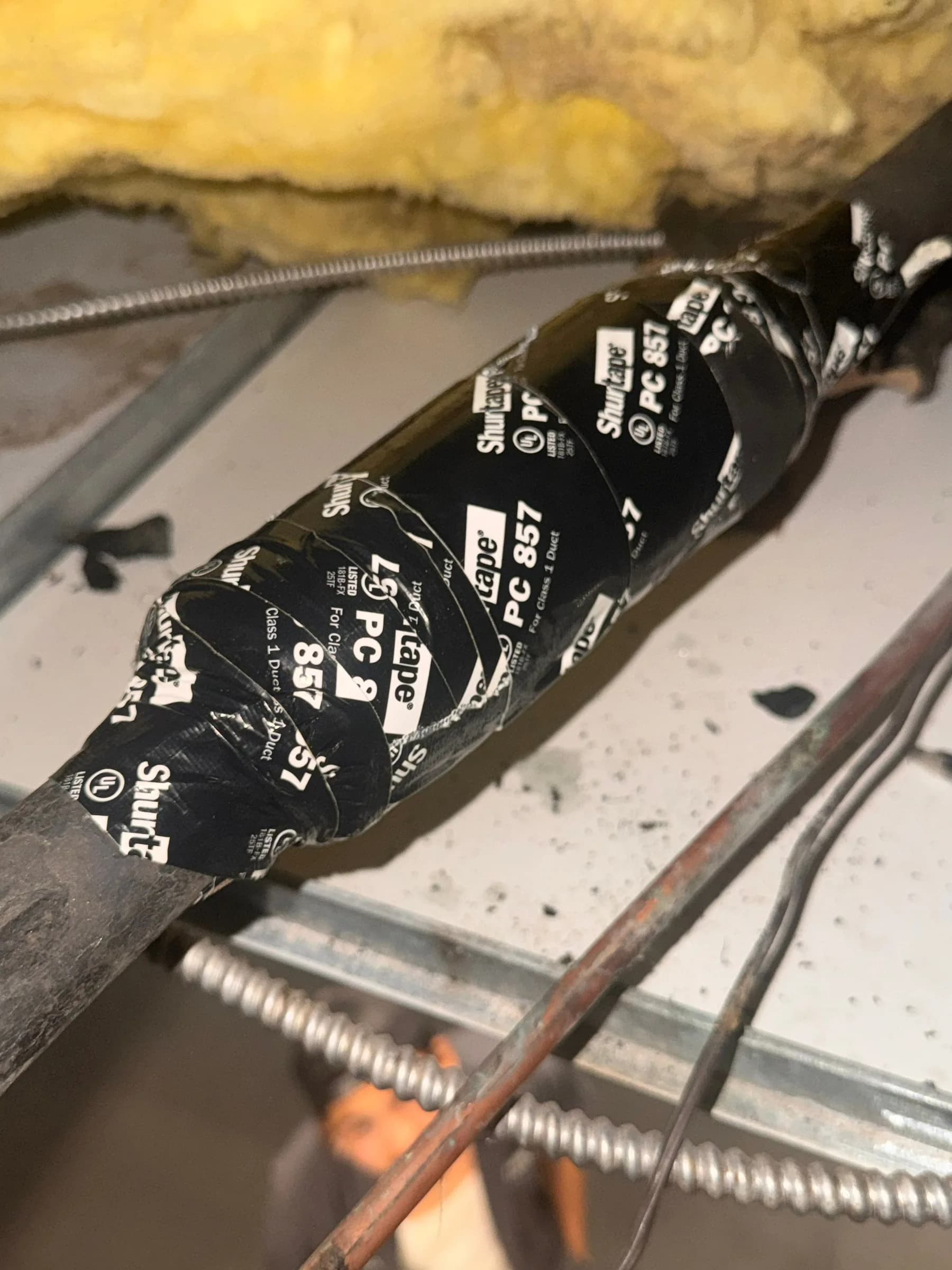 Water Staining in a Home Gym in Galveston