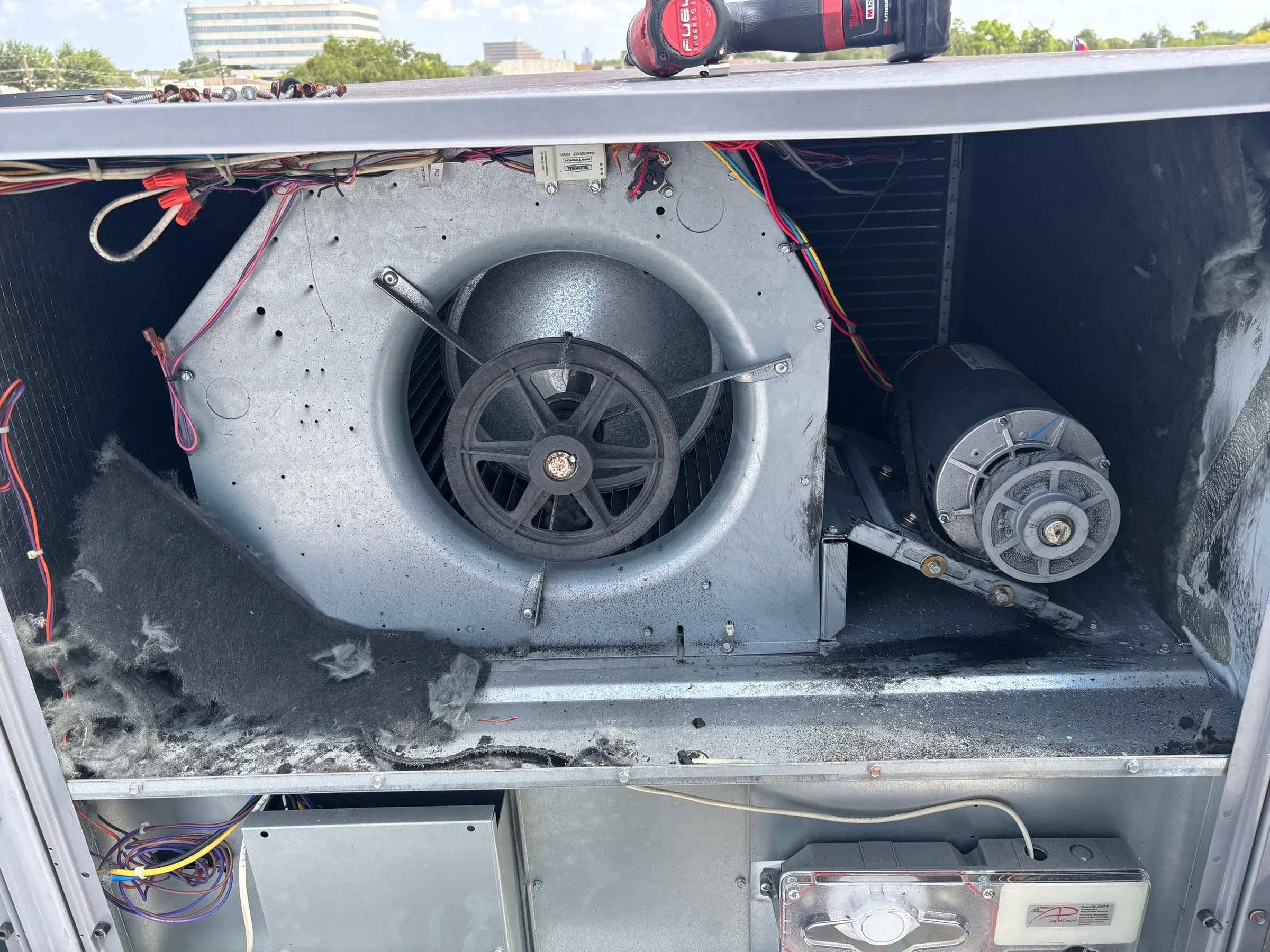 What Caused Air Balancing Problems in a Houston Business?