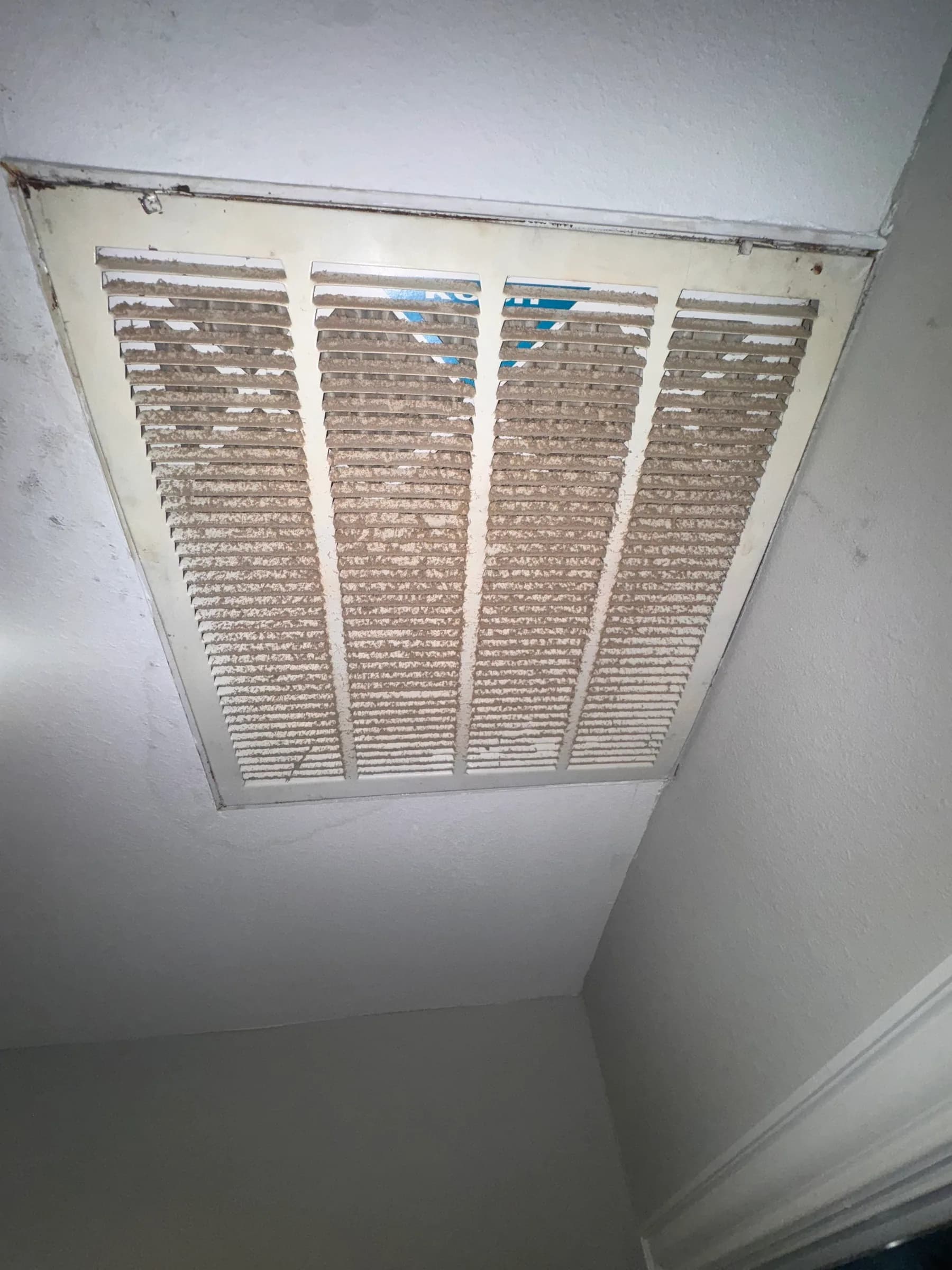 Construction Dust in the AC Coil in Jamaica Beach